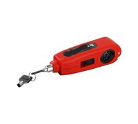 Verrou Frein Sécurité Universel Pour Moteu Scooter Verrouillage Guidon Moto Levier Avant Poignée D'accélérateu Bloque Disque(Red)