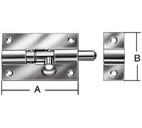 Verrou Grendel Avec Boucle 55x35mm