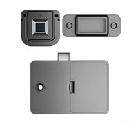 Verrou intelligent pour tiroir à empreintes digitales ABS avec poignée pour tiroirs, armoires et coffres-forts, stocke 20 impressions autorisées, 9,5 x 7 x 5 cm