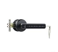 Verrou intelligent sans fil à empreintes digitales avec contrôle par application, clavier par mot de passe, accès à clé mécanique, loquet réglable pour portes de 35 à 50 mm d'épaisseur, reconnaissance