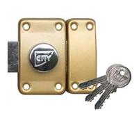 Verrou ISEO City 25 à bouton - Cylindre 60 mm - Sur variure N V03 - 10020602 G