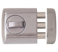 VERROU LINCE 4940 SIMPLY - Verrou targette bouton sans cylindre extérieur, 3 grands pênes ronds, finition dorée et nickelée, protection supplémentaire, installation facile.