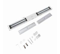 Verrou magnétique porte 12V, serrure magnétique électromagnétique 280KG, alliage aluminium anodisé - sécurité antivol optimale, installation facile, compatible portes bois, métal