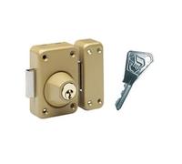 Verrou targette V136 bouton pêne 110 bronze sans cylindre - VACHETTE - 16109000
