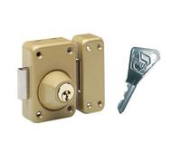 Verrou targette V136 bouton pêne 110 bronze sans cylindre VACHETTE 16109000