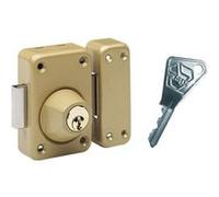 Verrou mécanique 764V VACHETTE - A bouton - V136 - Vernis - Sans cylindre - 16109000 Noir G