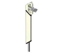 VERROU DE PORTE A CLE VXV 300MM RAL:9010 BLANC