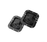 Verrou papillon robuste pour étuis - Loquet métallique encastré à ressort - Design lisse pour bord compatible avec Woo