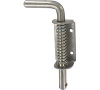 Verrou pistolet à ressort inox Tirard & Burgaud - Pêne 14 mm
