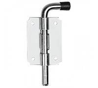 Verrou pistolet en applique - acier zingué - 80x60 - tige 12mm TORBEL