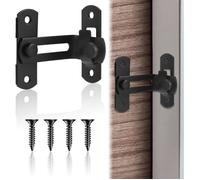 Verrou Porte Coulissante Serrure Volet Loquet Porte Verrou Portail Bascule Boulon avec Vis pour Porte ROBINETTERIE DE SALLE DE BAIN
