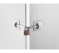 Verrou Porte de réfrigérateur avec cadenas - Verrou Frigo Blanc