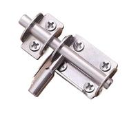 Verrou Porte Exterieur 2Pcs Stainless Steel Door Latch Solid Sliding Bolts Home Hardware Gate Safety Toilet Lock