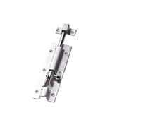 Verrou Porte Exterieur Door Security Slide Latch Lock Stainless Steel Bolt Solid Heavy Duty Brushed Finish Sliding(4inch)
