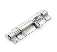 Verrou Porte Exterieur Slide Door Bolt Latch 4/5/6/8/10/12Inch Stainless Steel Locks Sliding Chain For Gate Security(10 inch)