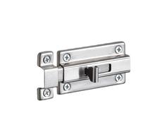 Verrou Porte Exterieur Stainless Steel Double-Ended Door Bolts Sliding Lock Barrel Bolt Latch Safety Hardware Two-Way(4 inch)
