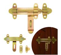 Verrou Porte Exterieur Universel en Acier, 250mm Galvanisé, Résistant aux Intempéries - Idéal pour Garages, Portails, ADGO