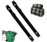 Verrou Poubelle Anti-Ours Résistant Aux Intempéries Réutilisable Griffe | Sangle de Sécurité pour Bac à Déchets Anti-Ours et Raton Laveur pour Terrasse Jardin Garage