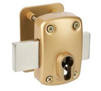 Verrou pour cylindre européen 958E finition or - HERACLES - C5-95800E