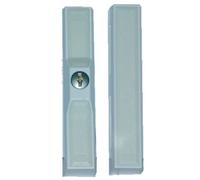 ABUS Serrure de Fenêtre Supplémentaire FTS88 - Serrure avec 2 Pênes en Acier à Crochet, à Verrouillage Différent - Niveau de Sécurité 9-10753 - Blanc