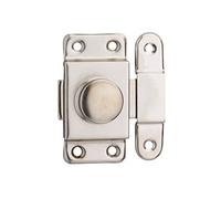 Verrou pour Porte d'Ameublement, 40 mm, Acier Zingué, Système de Fermeture Simple, pour Portes d'Intérieur, Meubles, Placards, Résistant Au Froid Et à L'Eau, Installation Facile, THIRARD