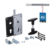 KOTARBAU® Serrure de porte de garage - Serrure de porte de garage - 5 - 400 mm - Serrure de cave - Serrure de porte professionnelle - Serrure de porte de garage - Serrure de porte de garage