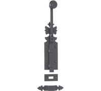 Verrou rustique 1307 400 mm - fer noir - 20748