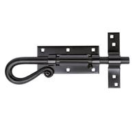 Verrou rustique 504 pêne forgé diamètre 16mm longueur 250mm plaque large avec gâche - MERMIER - M-506162