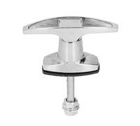 Verrou Sans Clé à Bouton Pouce, Serrure de Compartiment Zinc Alliage, Non Verrouillable, Pour Yacht, Durable et Antirouille - Surface Brillante, Installation Facile, Usage