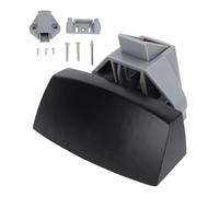 Verrou Sans Clé pour Armoire RV, Serrure à Bouton Poussoir, Alliage de Zinc Robuste - Installation Facile, Design Élégant, Compatible Bateaux et Camping - Cars (Noire)