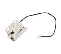 Verrou solénoïde électrique, LY-03 DC 12 V 350 mAh pour armoire, porte, tiroir, langue, assemblage de valve électromagnétique, 27,5 x 27 x 16,9 mm