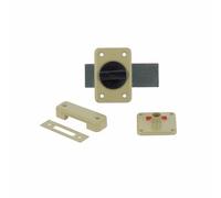 Verrou targette à voyant verni