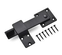 Verrou Targette Loquet de porte basculante, loquet de porte de grange, porte de grange en acier au carbone, portail basculant