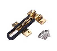 Verrou Targette Verrou de porte coulissante en alliage de zinc, épais et silencieux, verrou de sécurité solide.(Gold)