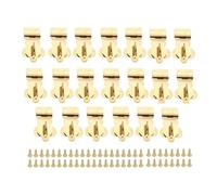 Verrou Tour de Porte Lot de 20 cadenas sécurité for tiroir, porte, maison, serrures dorées, mini boucles, boîte à bijoux en bois, coffret cadeau, décoration sac main
