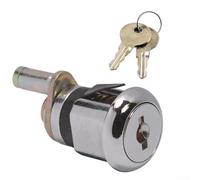 Verrou triple en alliage de zinc pour armoire standard avec isque rotatif et double clé pour contrôle d'accès