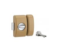 Verrou universel à bouton THIRARD cylindre languette HG5 + 3 clés - 0008047