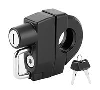 Verrou universel antivol pour casque de moto avec clés, accessoire de conduite en métal robuste pour guidon de 22 mm, 0,9 pouces, sécurisez votre casque en toute sécurité