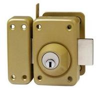 Verrou V136 double entrée pêne 110 bronze cylindre 50 mm VACHETTE 16153000