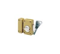 Verrou VACHETTE V136 à bouton et cylindre diamètre 23mm, longueur 30mm