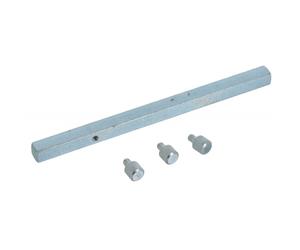 Verrou volet roulant traditionnel à targette 8x8 mm - acier zingué