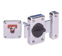 Vachette Verrou WC clé carrée 13762000 chromé indicateur libre/occupé décondamnation d'urgence