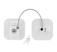 Verrouillage Babil Baby Limiter de sécurité Home Protection de protection de l'enfant Réfrigérateur Cerque de porte avec clé avec clé (Blanc)