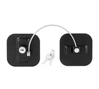 Verrouillage Babil Baby Limiter de sécurité Home Protection de protection de l'enfant Réfrigérateur Cerque de porte avec clé avec clé (Noir)