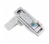 verrouillage d'armoire, Serrure à came for panneau d'armoire électrique, argent mat, épaisseur 1 à 5 mm, L92 à L150 mm(L110mm)