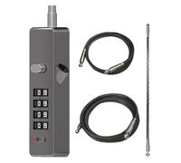 Verrouillage de corde | Locks de sécurité | Accessoires combinés en chaîne à 4 chiffres pour la valise de voyage de cas Gym Casque de casque Valugan