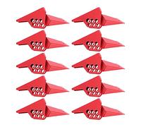 Verrouillage de de soupape à billes 10pcs Lockout de sécurité en acier inoxydable petit verrouillage de soupape rouge Vanne industrielle pour 38 à 76 mm 1,5 à 2,99 pouces de