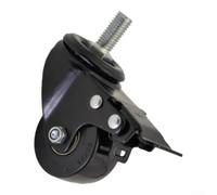 Verrouillage de grille de 3,1 cm, remplacement de roue de roulette en métal | Construction en métal robuste, mécanisme de verrouillage sécurisé, installation facile sans outil, mobilité fluide pour les