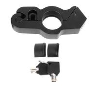 Verrouillage de guidon alliage Universal Locker Lock Antift Grip Handr Lock Motorcycle de moto Black Black