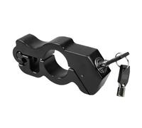 Verrouillage de guidon de moto, antivol en alliage d'aluminium, verrouillage de frein d'accélérateur, conception étagée unique avec clé de haute précision, ajustement universel
